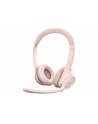 logitech Zestaw słuchawkowy H390 Rose               981-001281 - nr 35