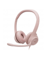 logitech Zestaw słuchawkowy H390 Rose               981-001281 - nr 37