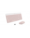 logitech Zestaw MK470 Bezprzewodowa klawiatura i mysz Różowy US 920-011322 - nr 2