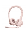 logitech Zestaw słuchawkowy H390 Rose               981-001281 - nr 40