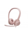 logitech Zestaw słuchawkowy H390 Rose               981-001281 - nr 8