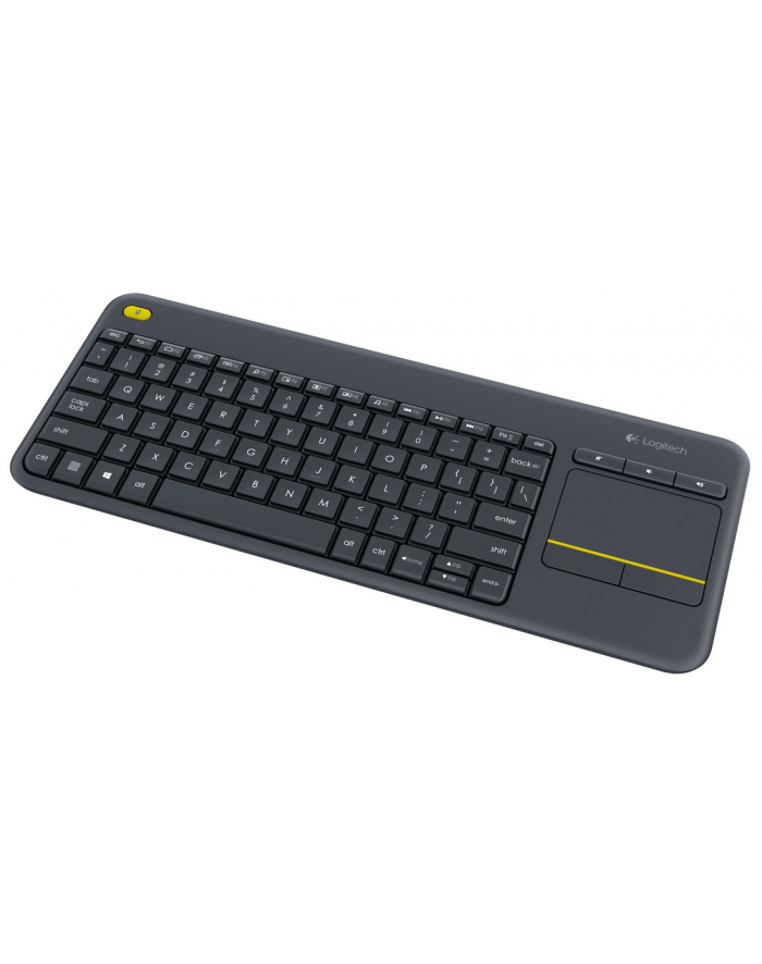 logitech LOGI Wireless Touch Keyboard K400 Plus Black (PAN) główny