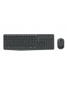 LOGITECH MK235 Wireless Keyboard and Mouse Combo-GREY-PAN-2.4GHZ-NORDIC-(GREY KEYS GREY BTM) - nr 1