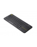 LOGITECH K400 Plus wireless Touch Keyboard - Dark (CH)