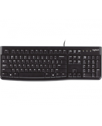 LOGITECH K120 Keyboard for Business - BLK - USB - HRV-SLV - EMEA