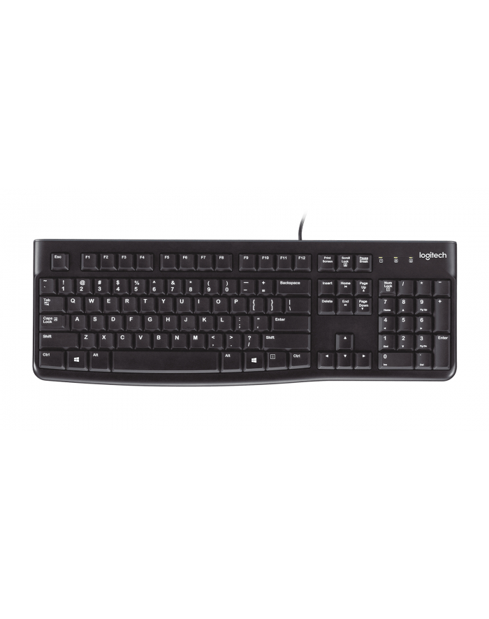 LOGITECH K120 Corded Keyboard Kolor: CZARNY USB (ESP) MEDITER główny