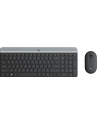 LOGITECH Slim Wireless Keyboard and Mouse Combo MK470 - GRAPHITE - CH - CENTRAL - nr 16