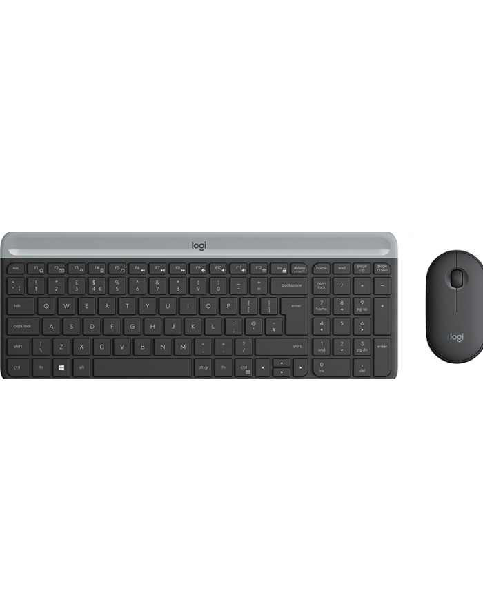 LOGITECH Slim Wireless Keyboard and Mouse Combo MK470 - GRAPHITE - PAN - NORDIC główny