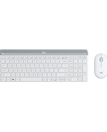 LOGITECH Slim Wireless Keyboard and Mouse Combo MK470 - OFFWHITE - PAN - NORDIC