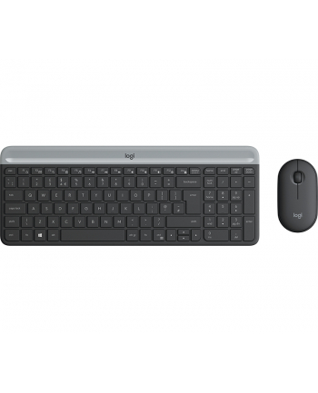 LOGITECH Slim Wireless Keyboard and Mouse Combo MK470 - GRAPHITE - UK - INTNL