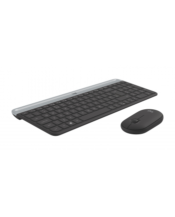 LOGITECH Slim Wireless Keyboard and Mouse Combo MK470 - GRAPHITE - HRV-SLV - INTNL