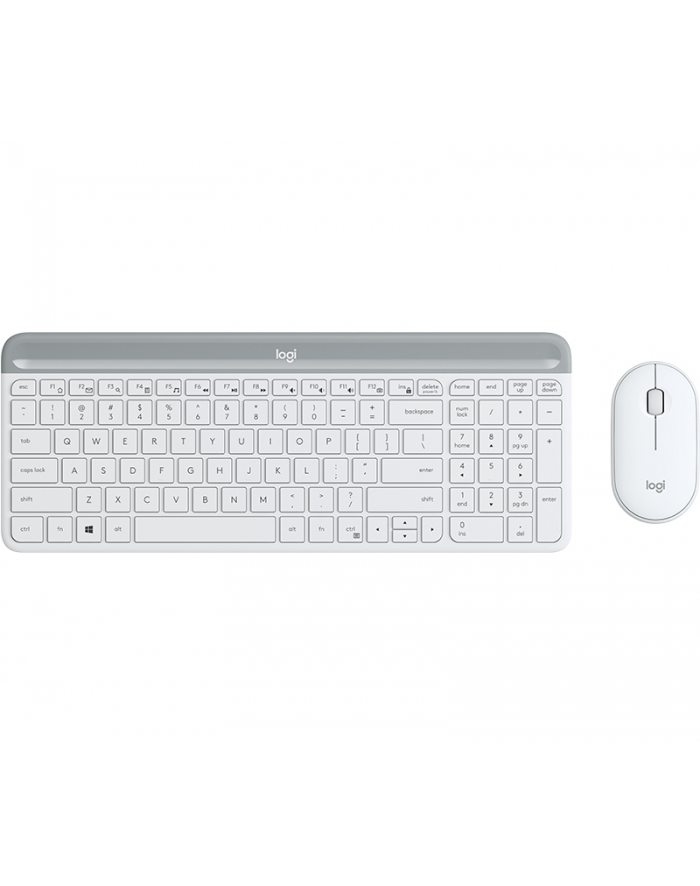 logitech LOGI Slim Wireless Keyboard and Mouse Combo MK470 OFFWHITE (FR) główny