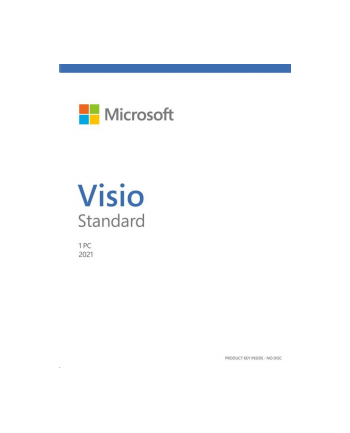 microsoft MS Visio Standard 2021 Win Slovak P8 1 License Medialess (SK)