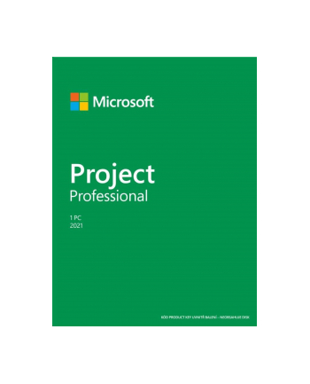 microsoft MS Project Professional 2021 Win Czech P8 1 License Medialess (CZ)
