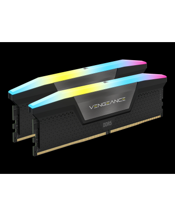 CORSAIR VENGEANCE RGB 32GB 2x16GB DDR5 5600MT/s DIMM Unbuffered 36-36-36-76 Std PMIC AMD EXPO Cool Grey Heatspreader 1.25V