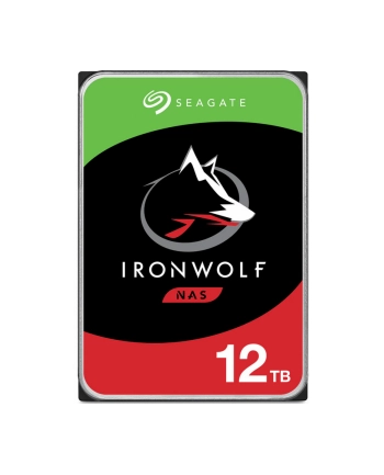 SEAGATE NAS HDD 12TB IronWolf 7200rpm 6Gb/s SATA 256MB cache 3.5inch 24x7 CMR for NAS and RAID Rackmount Systeme BLK Project (P)