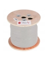 TECHLY Kabel skrętka Cat5e F/UTP drut miedź LSZH 305m szara - nr 12