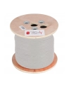 TECHLY Kabel skrętka Cat5e F/UTP drut miedź LSZH 305m szara - nr 5