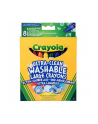 Duże zmywalne kredki świecowe 8 sztuk CRAYOLA - nr 1