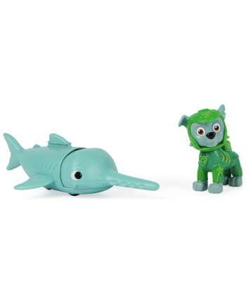 PAW PATROL / Psi Patrol zestaw Aqua Pups Rocky i ryba Piła 6066145 Spin Master nr 2