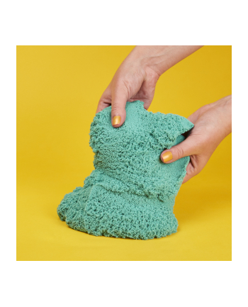 Kinetic Sand - turkusowy piasek kinetyczny z brokatem 90g 6060801 Spin Master
