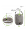 TECHLY Głośnik Bluetooth 5.3 Bezprzewodowy 5W TWS LED USB/TF MP3 - nr 37