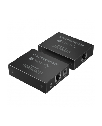 TECHLY 4-Portowy Hub Extender USB 2.0 Kat6 do 150m