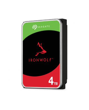 SEAGATE NAS HDD 4TB IronWolf 5400rpm 6Gb/s SATA 256MB cache 3.5inch 24x7 CMR for NAS and RAID rackmount systems BLK Project (P)
