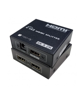 TECHLY Splitter HDMI 1x2 4K 30Hz Aktywny Rozdzielacz HDMI