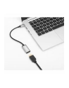 MANHATTAN 4K60Hz USB-C to HDMI Adapter USB 3.2 Type-C Male to HDMI Female Converter 15 cm cable length Aluminum Black - nr 8