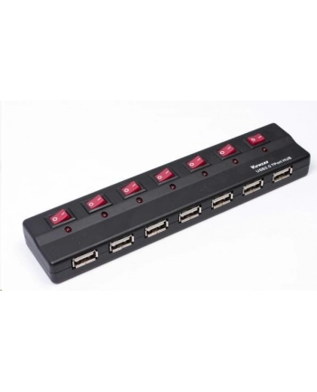 PREMIUMCORD PREMIUMCORD PREMIUMCORD PREMIUMCORD PREMIUMCORD USB 2.0 HUB 7 PORTŮ S EXTERNÍM NAPÁJENÍM A VYPÍNAČI (0000043519)  (43519)  (43519)  (43519