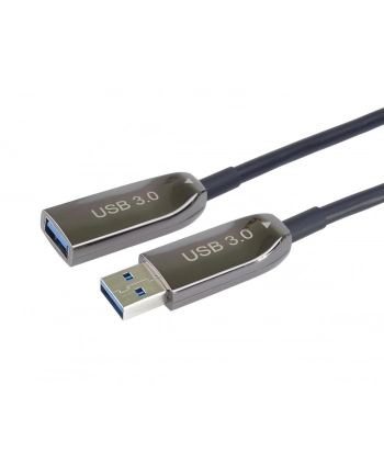 Premiumcord USB-A - USB-A 30 m Czarny (KU3OPT30)