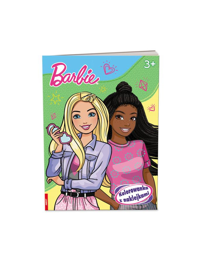 ameet Książeczka Kolorowanka z naklejkami. Barbie Dreamhouse Adventures. NA-1203 główny
