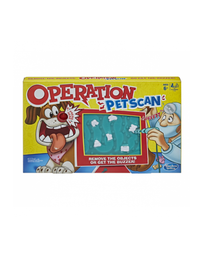 Hasbro Gaming Operation Pet Scan Wersja angielska E96941270 główny