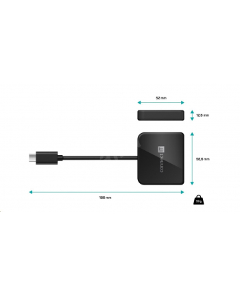 Connect It Hub Usb C/Usb C Hdmi 3.0 Czarny (CHU-7050-BK)