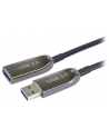 Premiumcord USB-A - USB-A 25 m Czarny (KU3OPT25) - nr 2