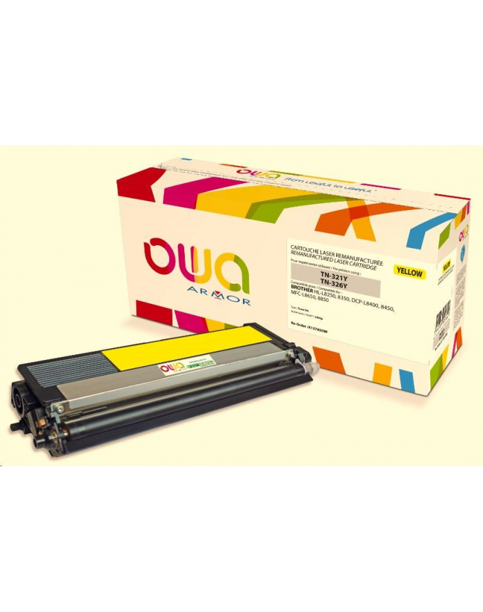 OWA ARMOR TONER YELLOW ZAMIENNIK TN-326Y (K15785OW) DARMOWA DOSTAWA OD 199 ZŁ główny