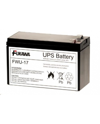Fukawa Baterie - Fwu-17 Náhradní Za Rbc17 (12V/9Ah) (Fwu17)