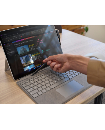 Microsoft Type Cover Surface Pro 8+ Pen Bundle Platinum  (8X600067)
