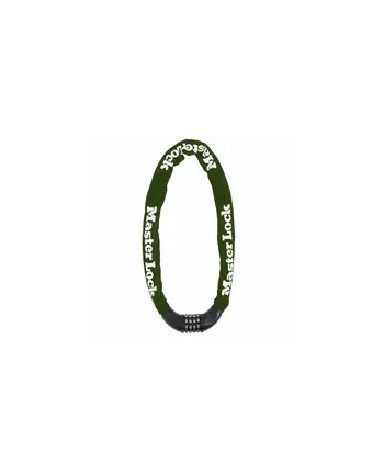 Master Lock 8028 Eurd Łańcuch Rowerowy Z Zamkiem Szyfrowym 150cm Zielony