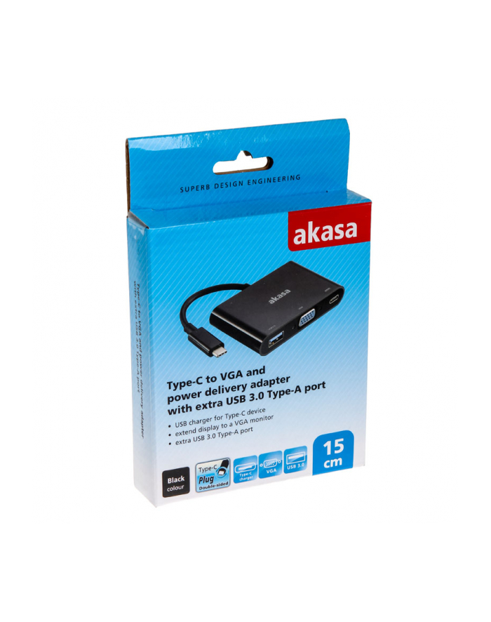 Akasa Ak-Cbca02-15Bk - Video Converter Black główny