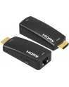 Premiumcord Przedłużacz Hdmi 50 M Za Pomocą Kabla Cat5E/6, Full Hd 1080P, Pozłacane Złącza, Kolor Czarny - nr 1