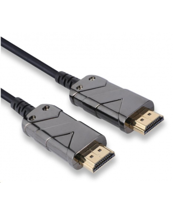 PremiumCord Optycznie aktywny kabel z włókna szklanego 8 K UltraHigh-Speed HDMI 2.1, 48 Gb/s, HDMI 2.1, 3D, EDID, ARC, rozdzielczość wideo 8K przy 60