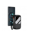 Baseus Qpow Digital Display powerbank z szybkim ładowaniem 20000mAh 22,5W QC/PD/SCP/FCP z wbudowanym kablem USB-C czarny - nr 5