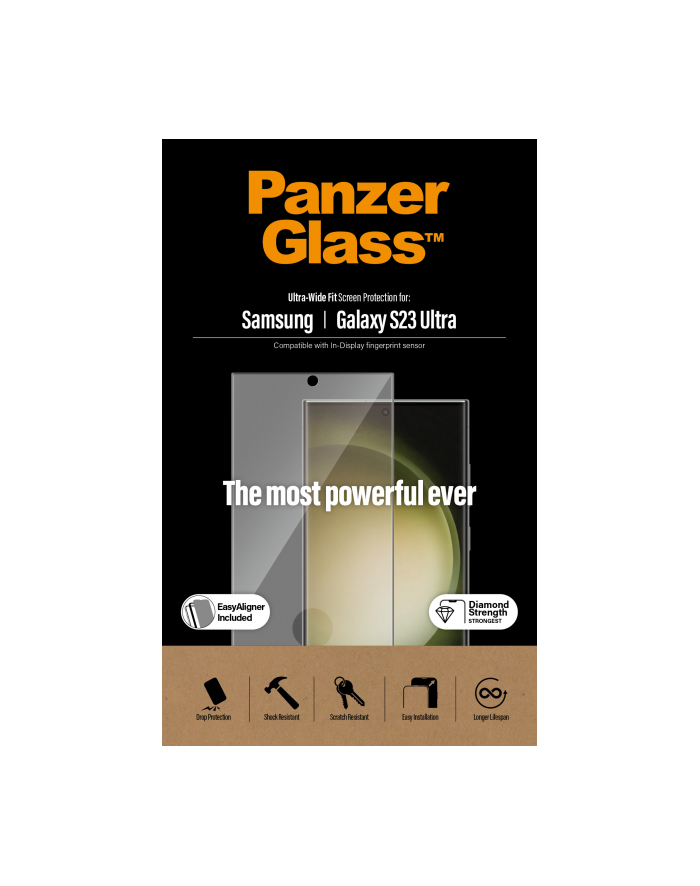 Panzerglass Uw Fit +Ap Szkło Do Galaxy S23 Ultra główny