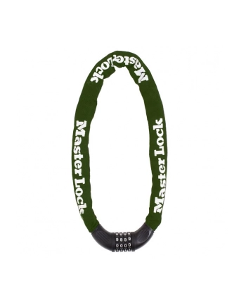 Master Lock 8028 Eurd Łańcuch Rowerowy Z Zamkiem Szyfrowym 150cm Zielony