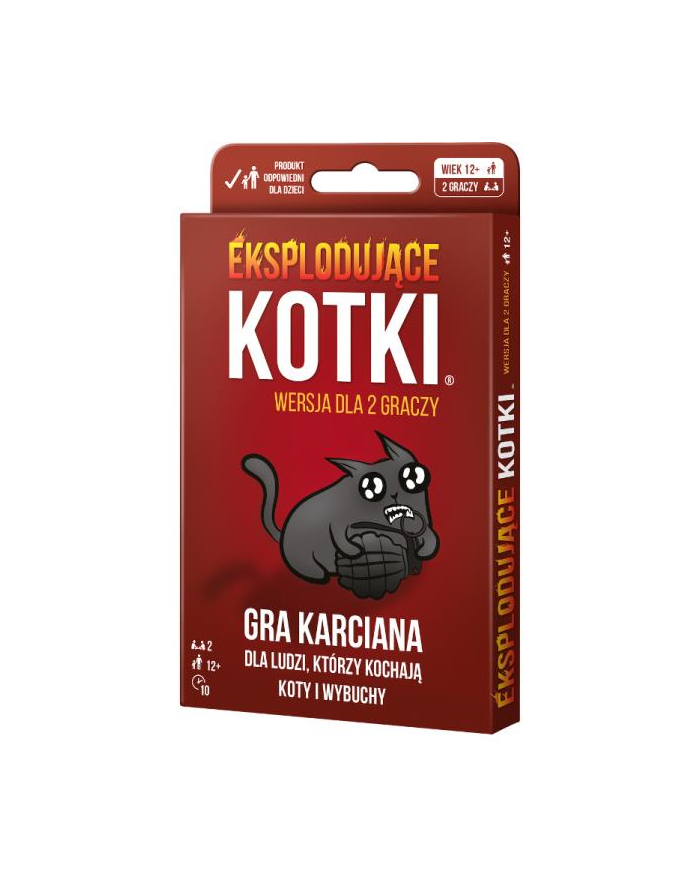 Eksplodujące Kotki: Wersja dla 2 graczy gra REBEL główny