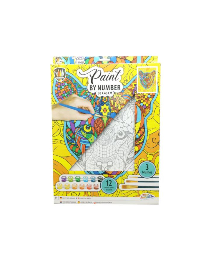 omega toys Malowanie po numerach Tygrys główny