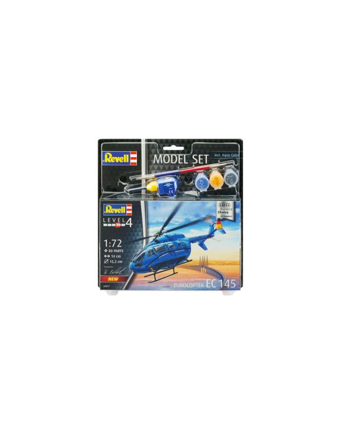 cobi Model helikoptera do sklejania 1:72 63877 Eurocopter EC 145 Builders' Choice Revell główny