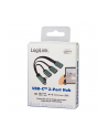 logilink Hub USB 3.2, USB-C/M 90, do 3xUSB-A/F, 0.15m - nr 12